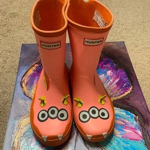 Hunter great condition sea monster rain boots